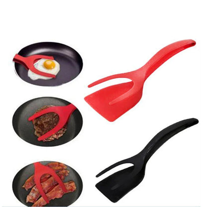 2 in 1 Grip and Flip Spatula Clamp Egg Pancake