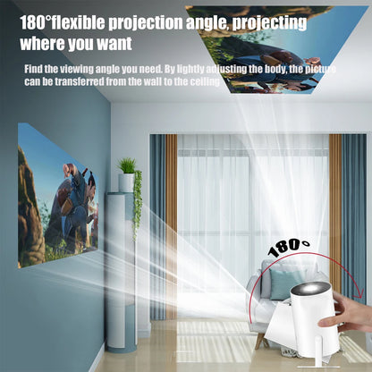 HD Projector portatil 4K 1280x720P, LED Video Home Theater Cinema Phone mini Proyector Movie