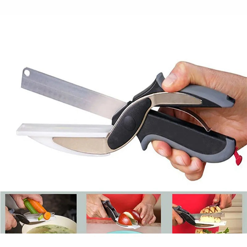 Stainless Steel Barbecue Steak and Vegetable Scissors