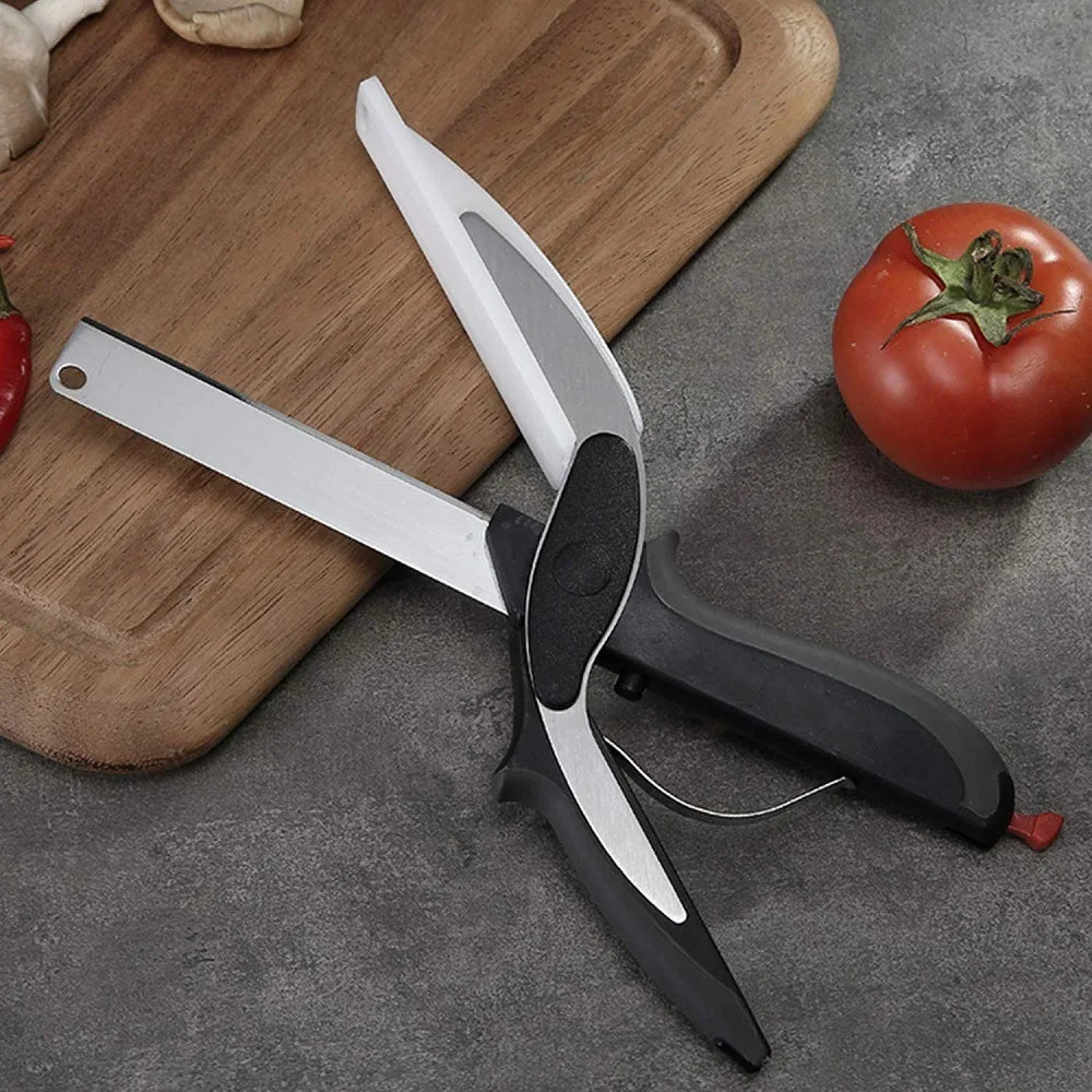 Stainless Steel Barbecue Steak and Vegetable Scissors